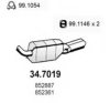 OPEL 852887 End Silencer